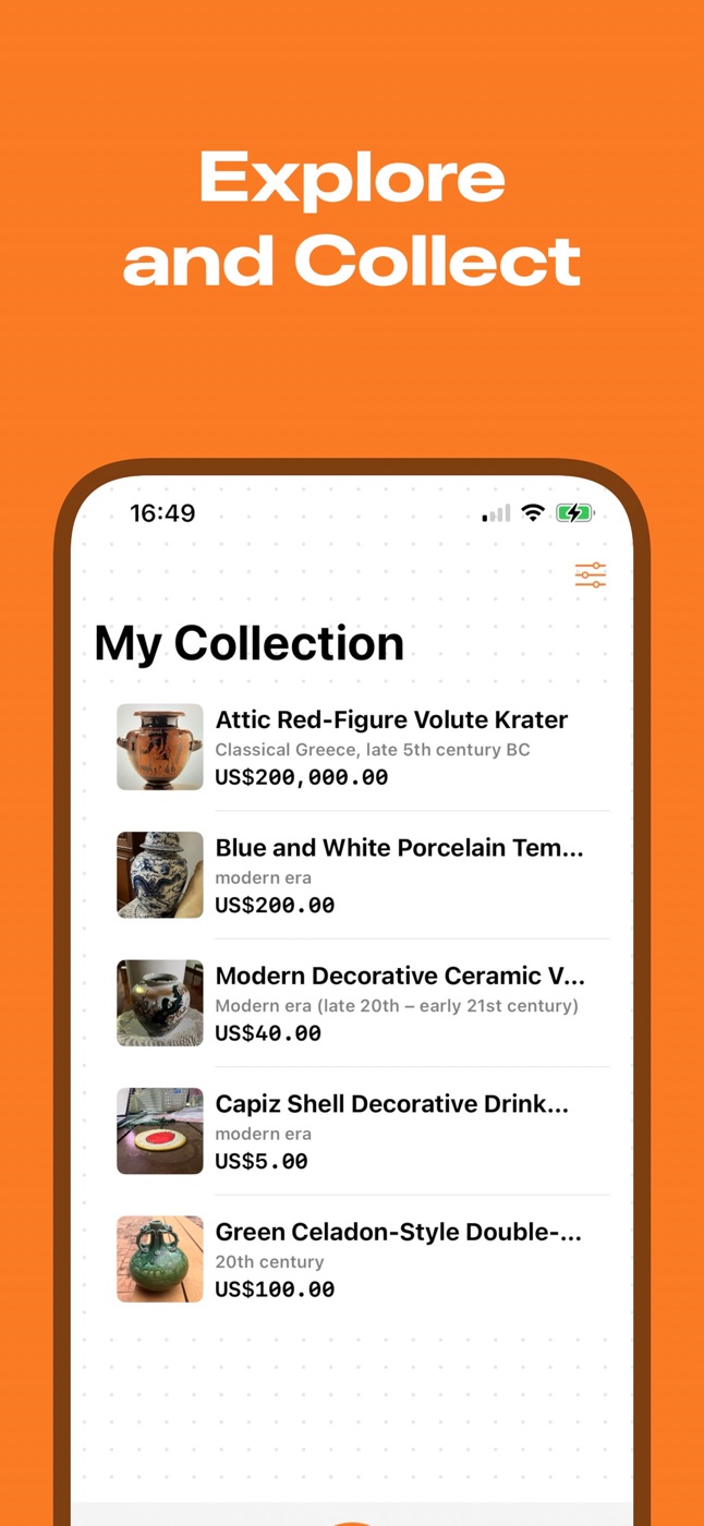 Explore and collect your antiques